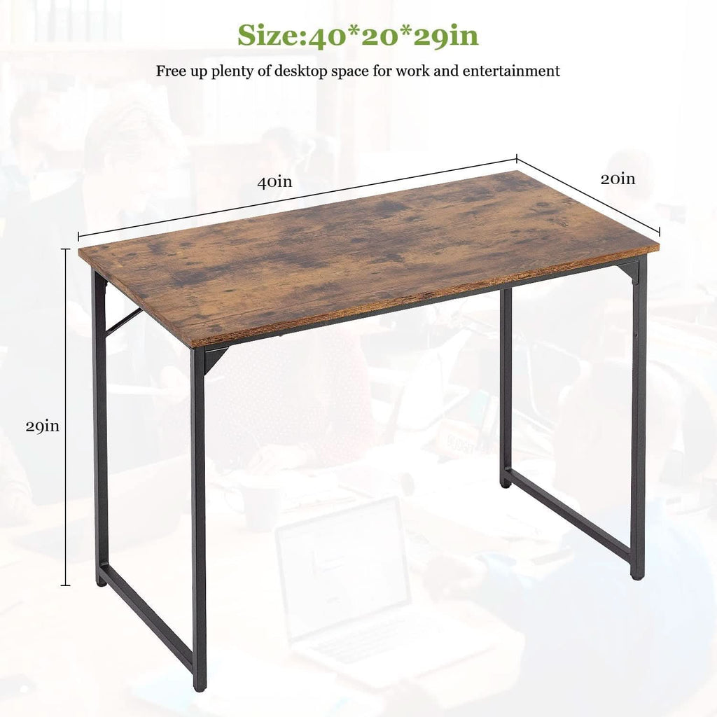 Industrial Laptop Desk 39.4 Inch Length 19.7 Inch Width-2
