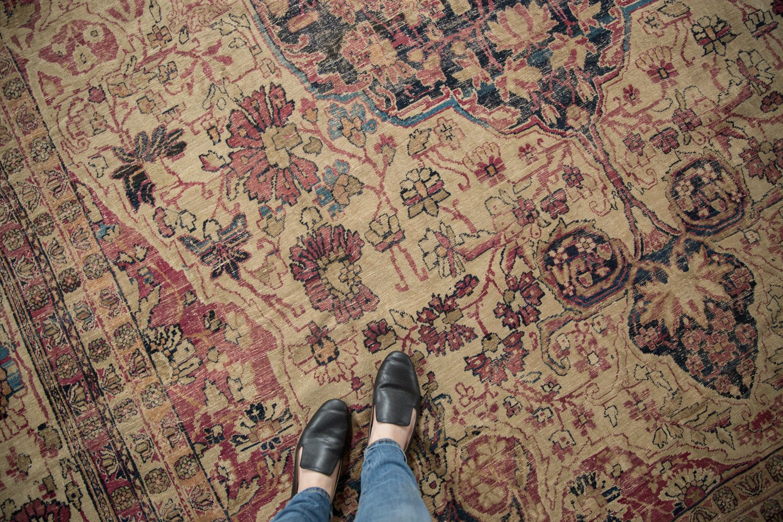 11.5x19.5 Antique Kermanshah Carpet-1