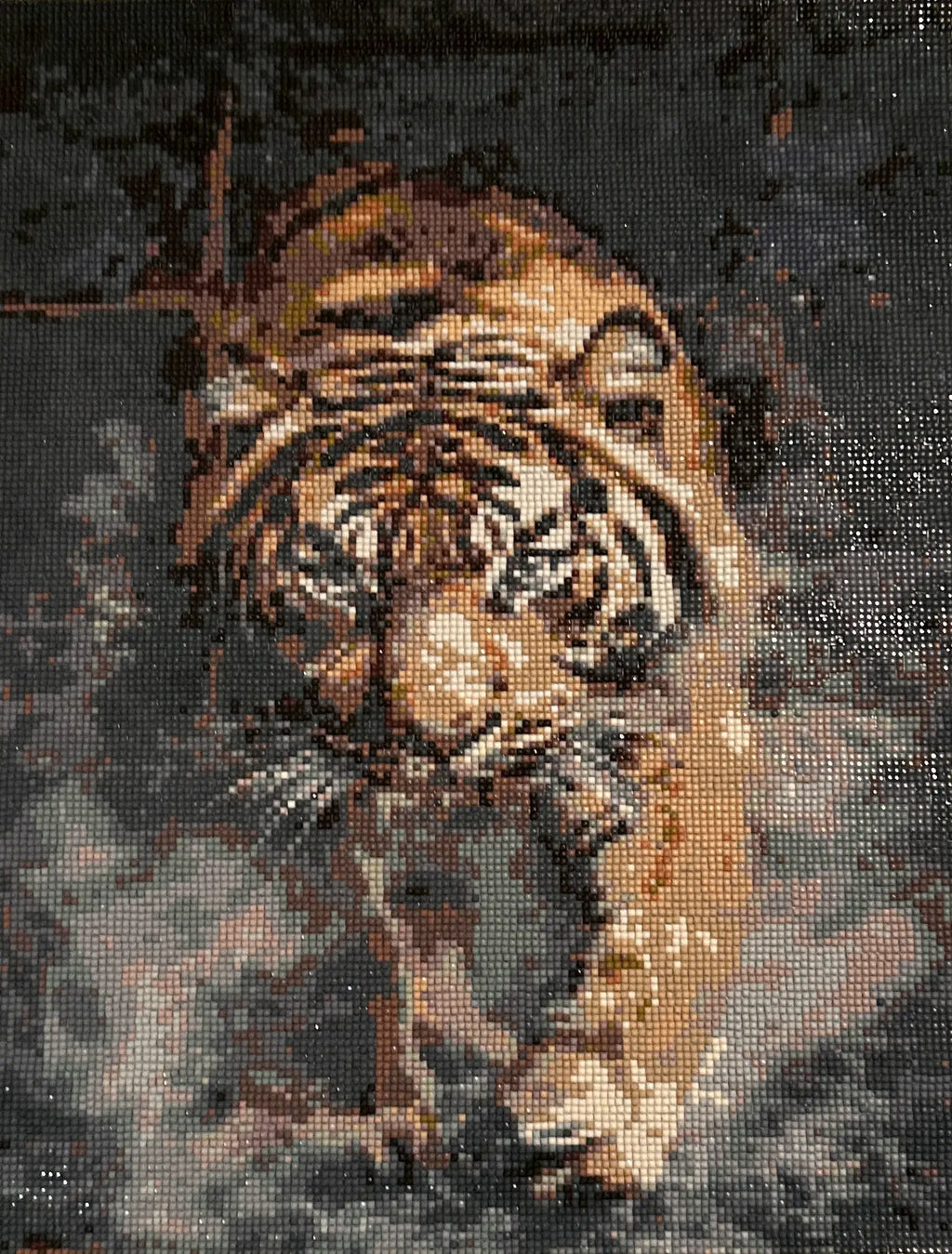 Shadowstride Tiger Diamond Painting