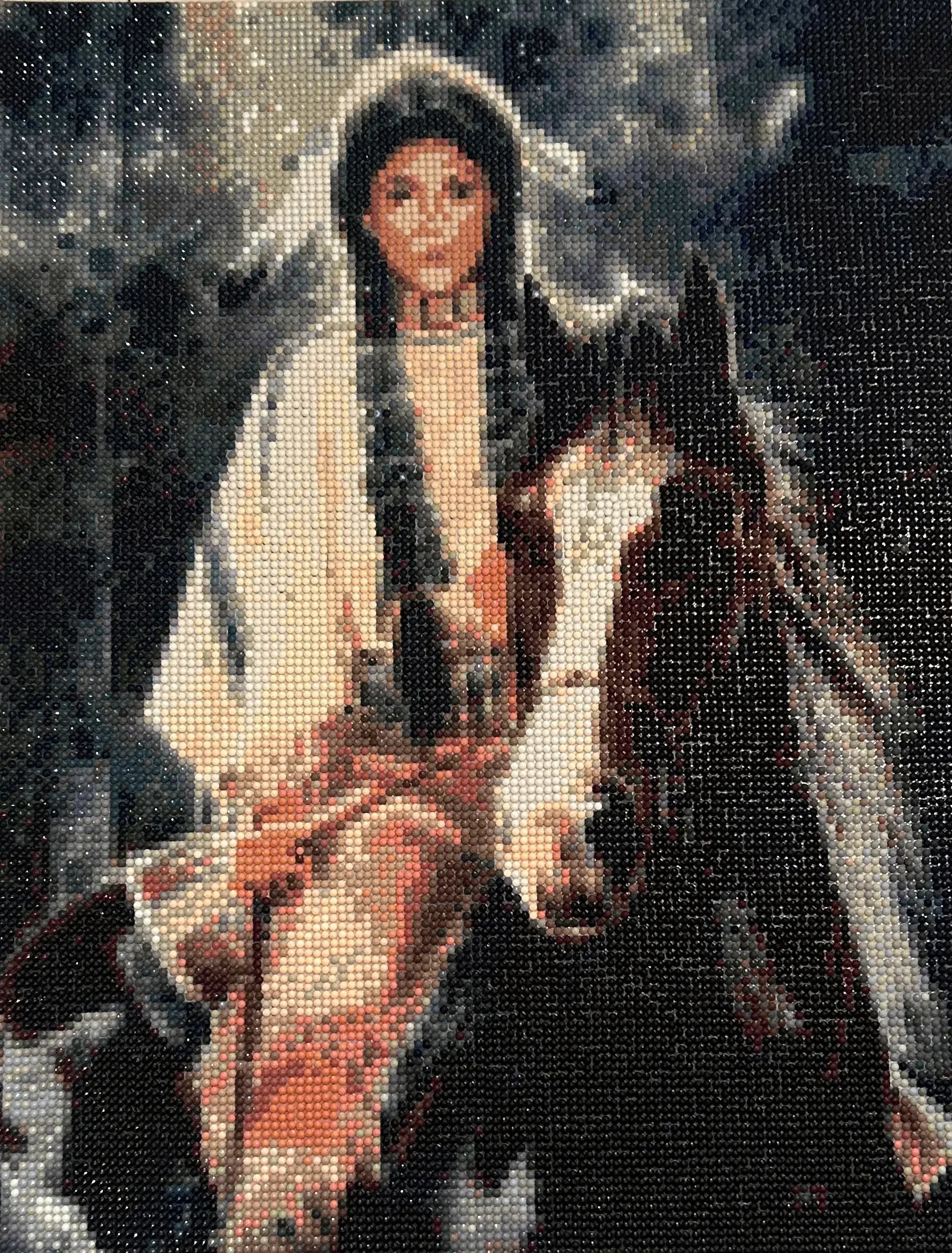 Skybound Warrior Diamond Painting