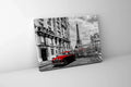 Canvas Print-Eiffel Tower Black white and red-Wall Art-1