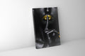 Noir Or-Abstract Gold and Black Wall art- Fine Art-Gold varnish-1