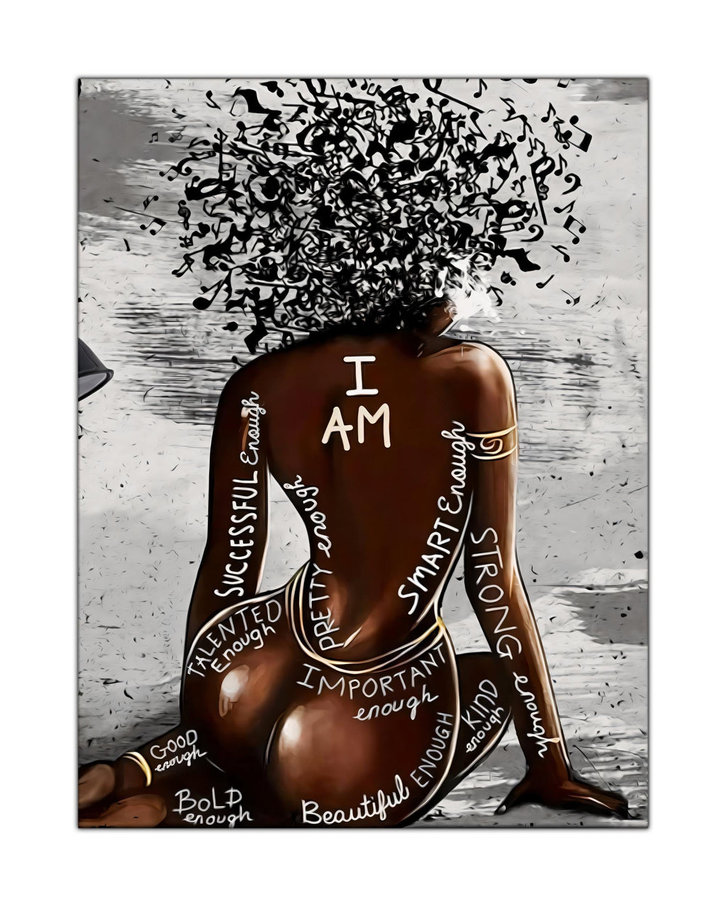 Wall Art-I AM-Canvas Printed-0