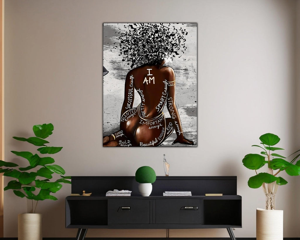 Wall Art-I AM-Canvas Printed-2
