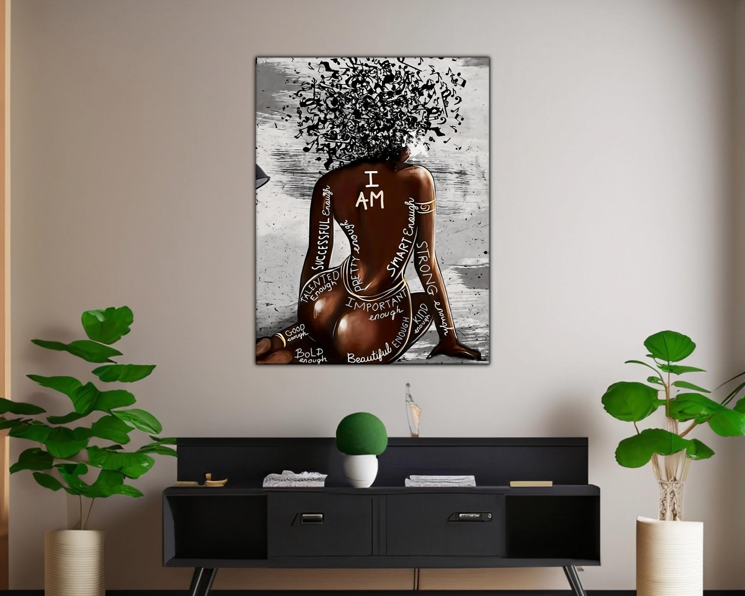 Wall Art-I AM-Canvas Printed-2