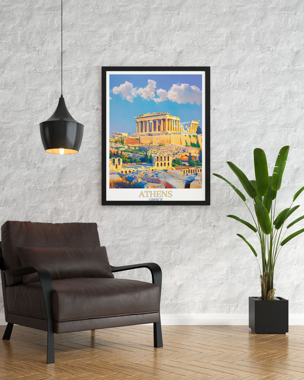 Athens Fine Art The Acropolis Classic Art Print Georgia Wall Art