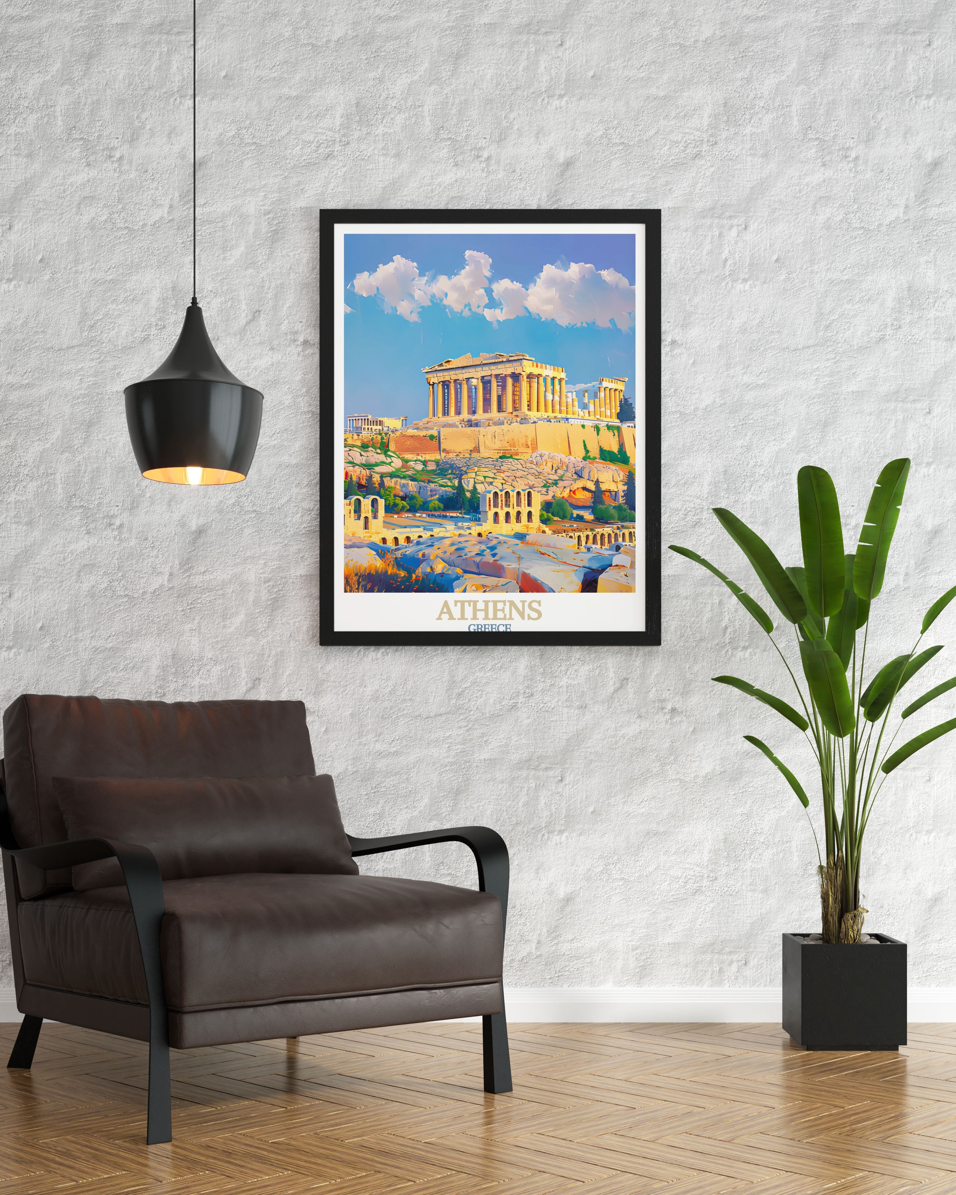Athens Fine Art The Acropolis Classic Art Print Georgia Wall Art