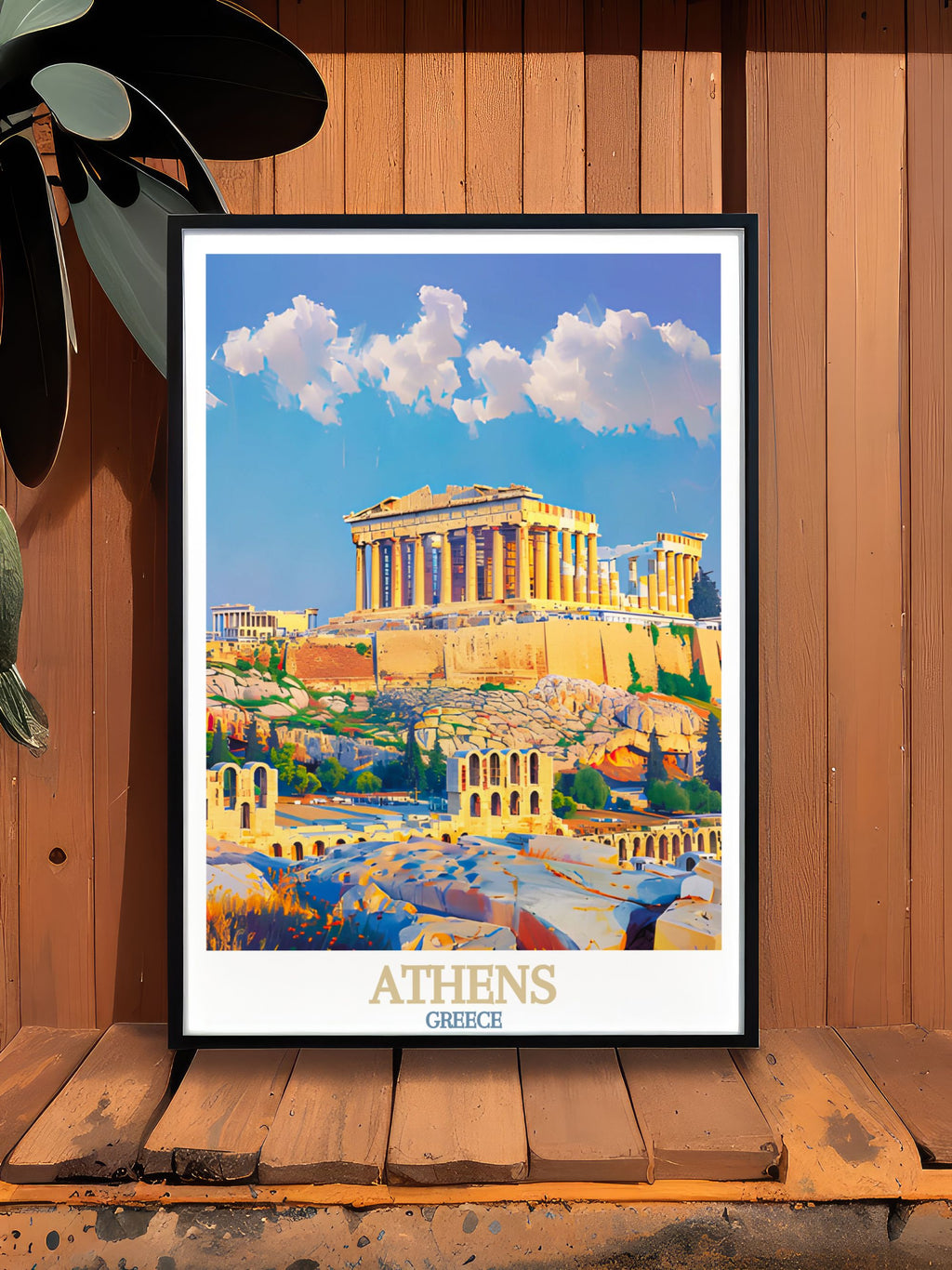 Athens Fine Art The Acropolis Classic Art Print Georgia Wall Art