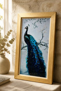 Azure Crest Peacock Diamond Painting