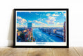 Hamburg Travel Poster - Hamburg Poster - Germany Wall Art - Elbphilharmonie - Germany Art Lover Gift-0