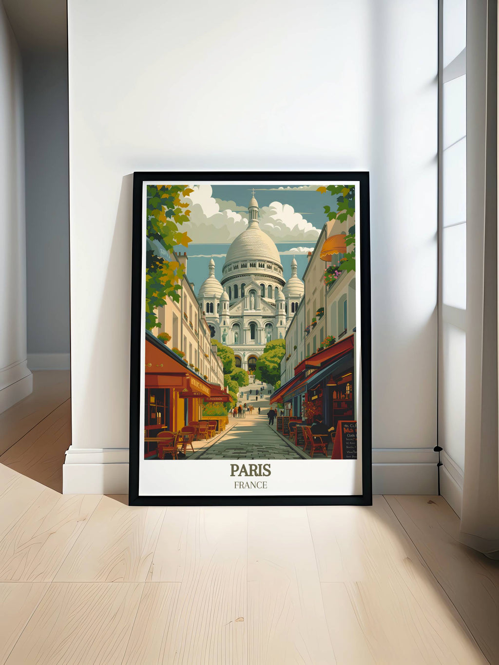 Parisian Framed Art Montmartre Art Collection France Gallery Wall Art