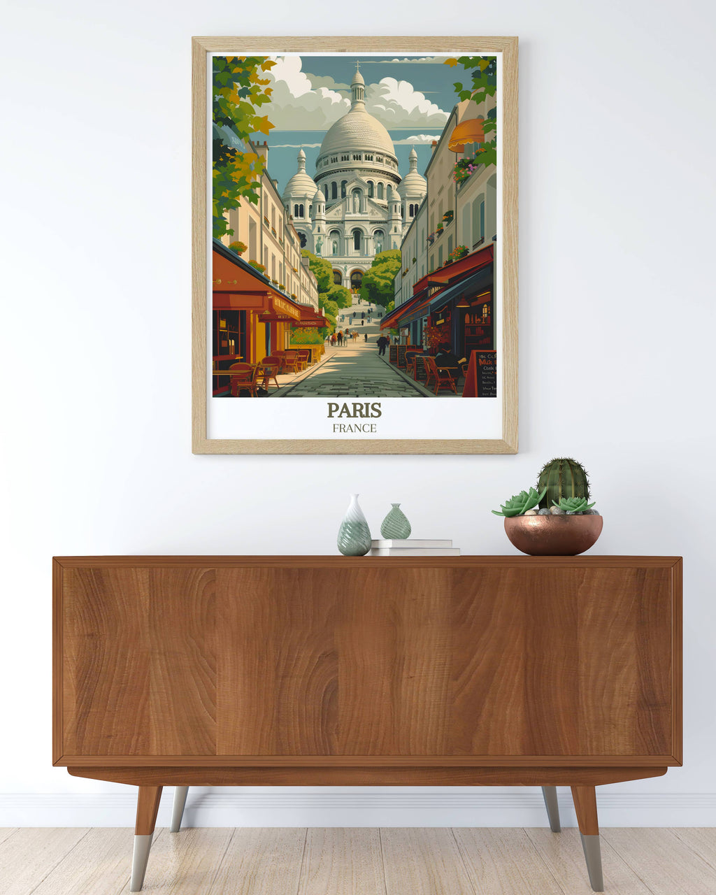 Parisian Framed Art Montmartre Art Collection France Gallery Wall Art