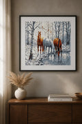 Winter Haven Horses Diamond Painting