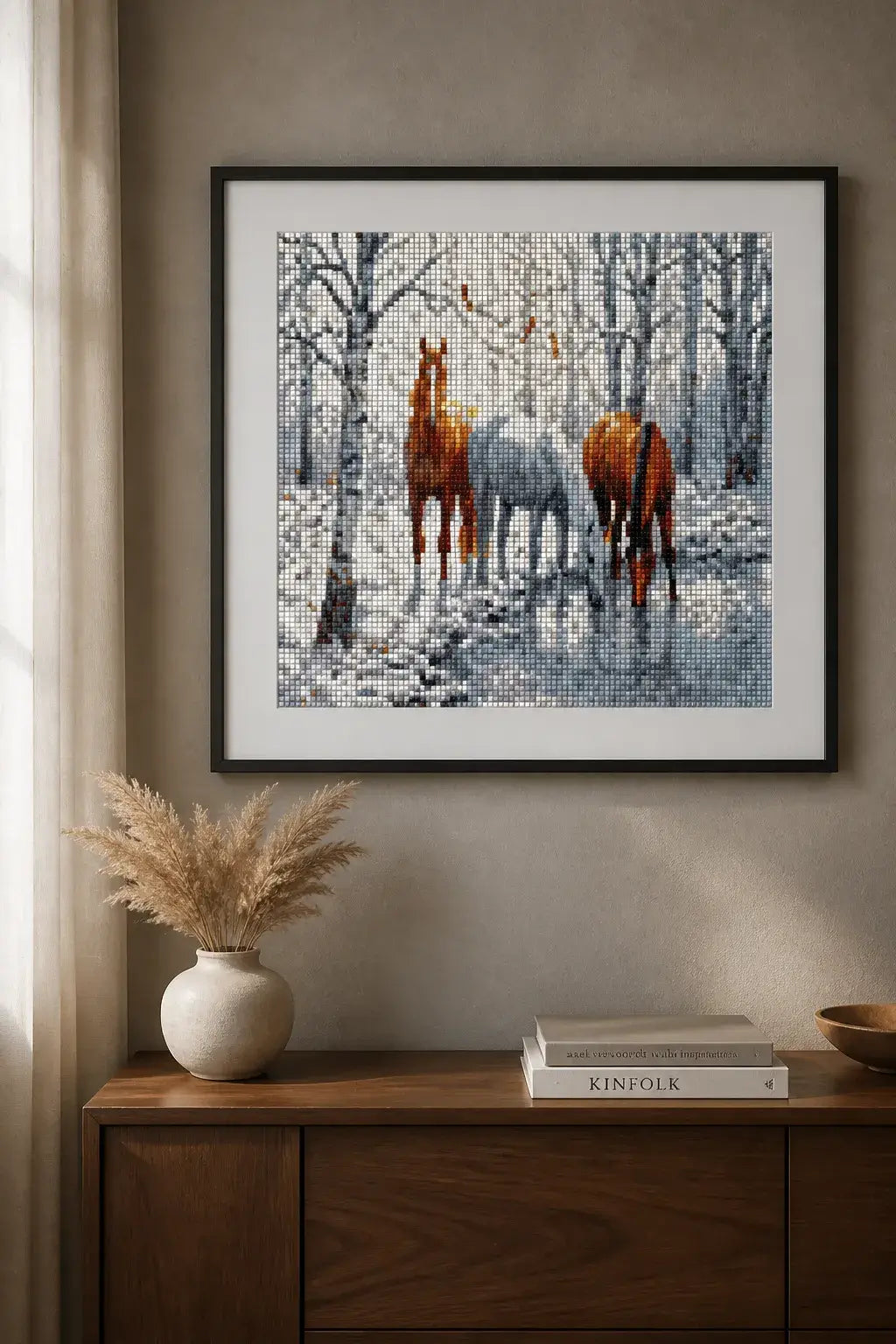 Winter Haven Horses Diamond Painting