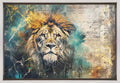 Wall art Lion Animal Vintage Art Illustration Wallart 04-1