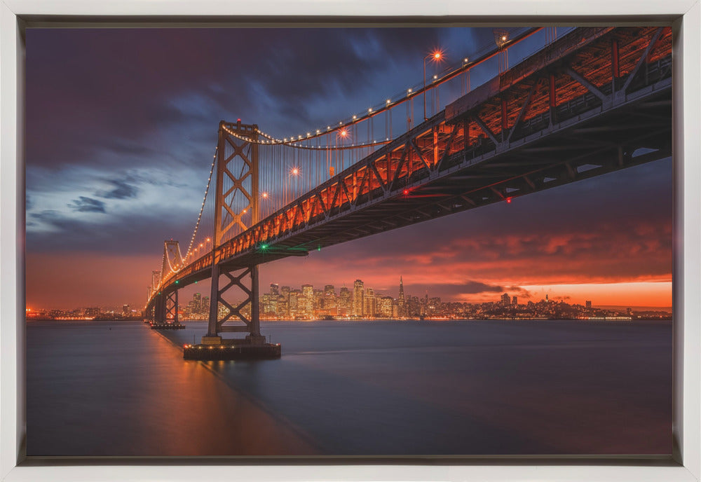 Wall art Fire over San Francisco-1