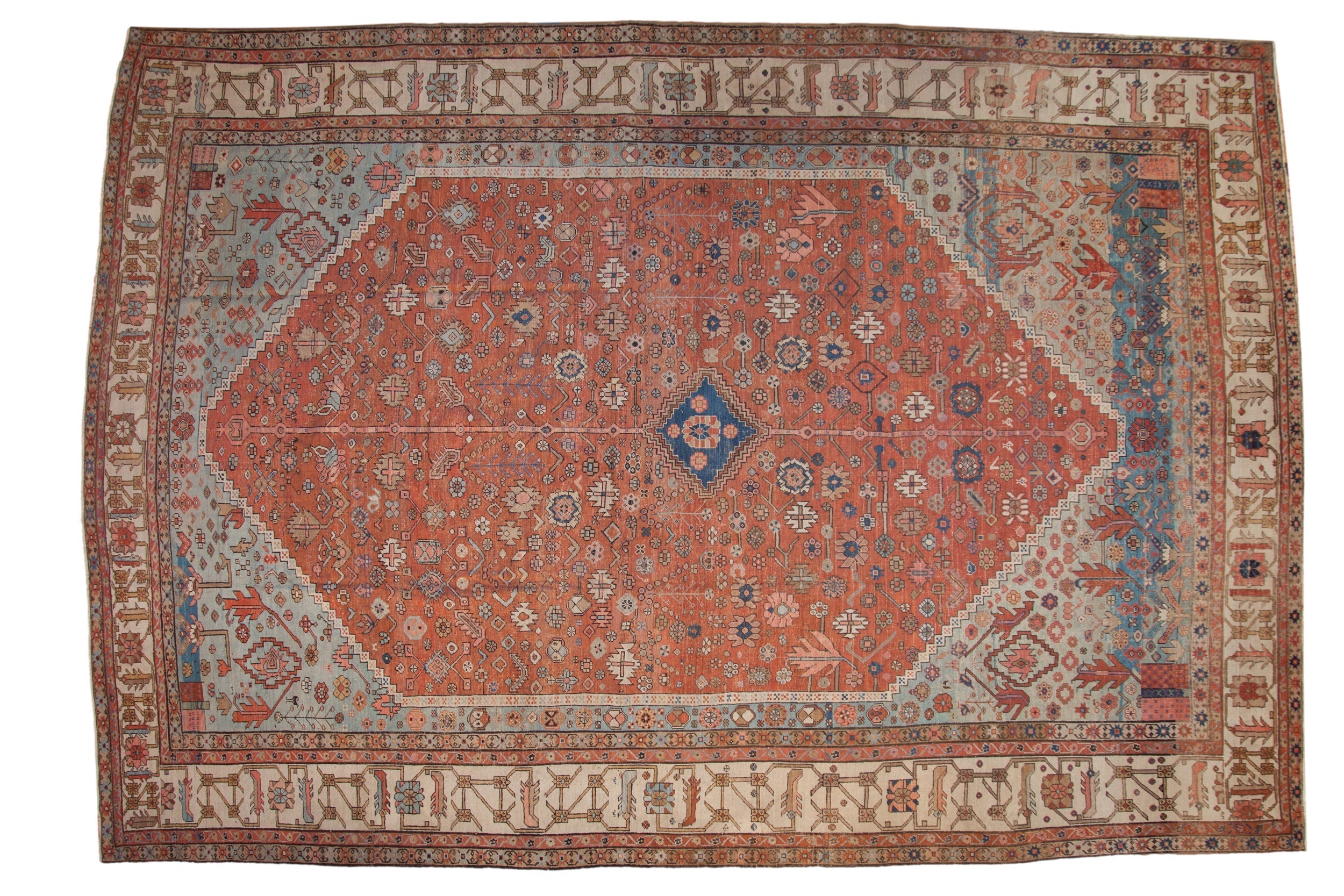 11.5x16.5 Antique Bakshaish Carpet-0