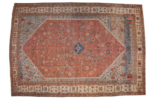 11.5x16.5 Antique Bakshaish Carpet-0