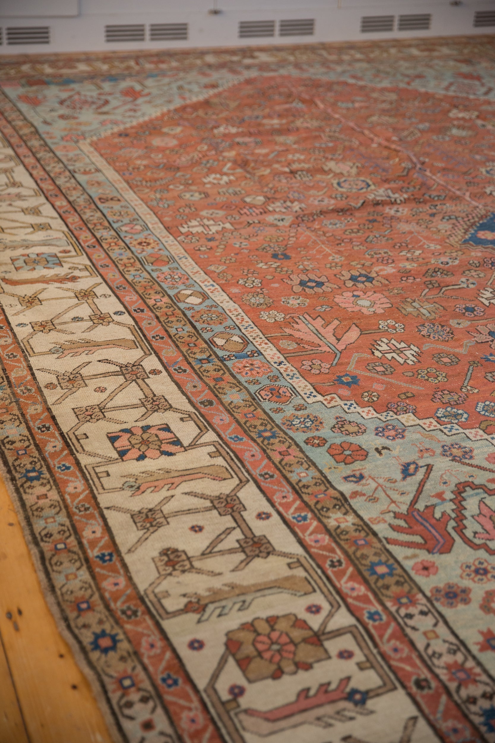 11.5x16.5 Antique Bakshaish Carpet-4
