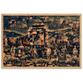A SUNDAY AT THE ORACLE OF DELPHI Premium Framed Poster