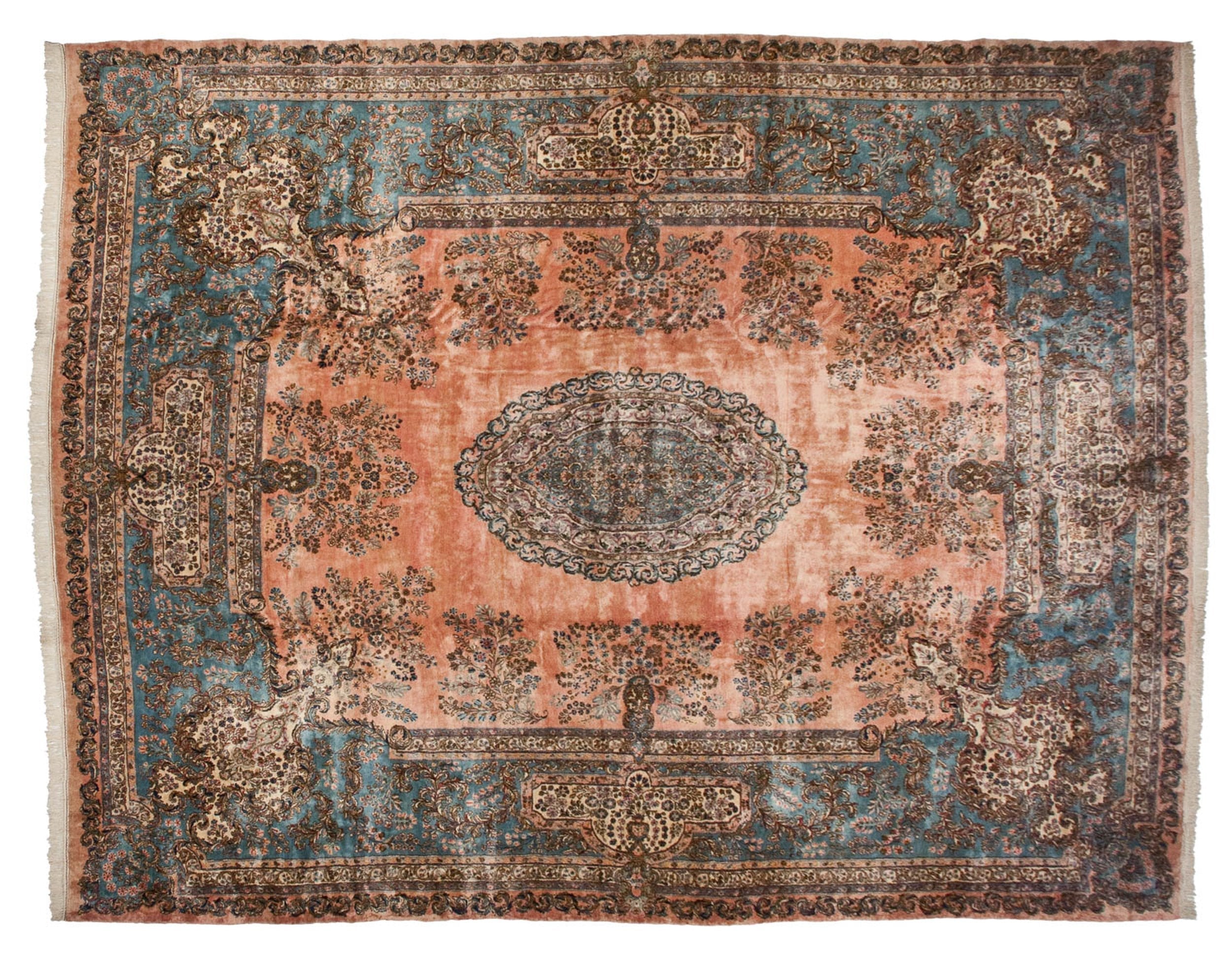 13.5x17 Vintage Cyrus Crown® Kerman Carpet-0