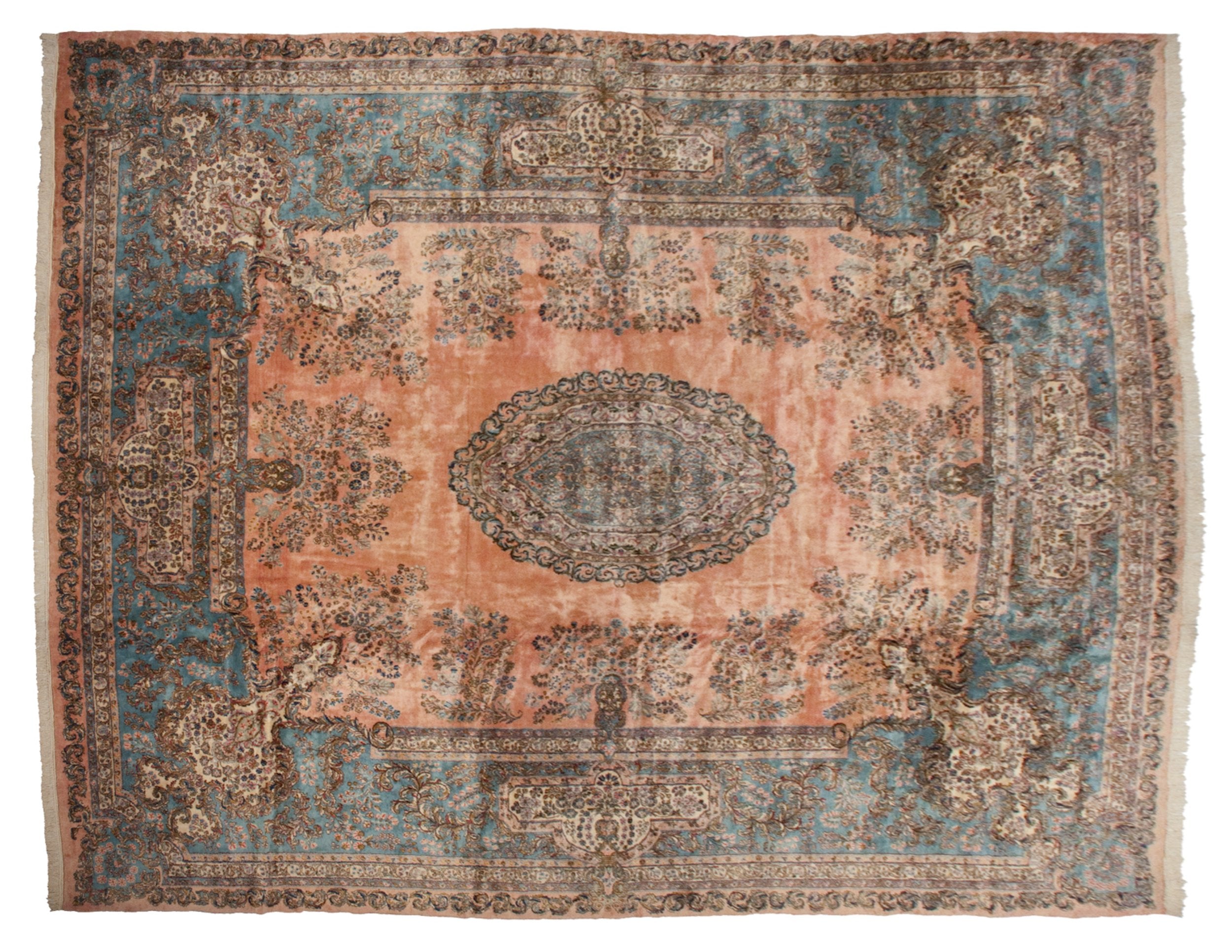 13.5x17 Vintage Cyrus Crown® Kerman Carpet-1