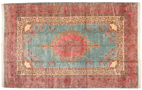 10x16.5 Vintage Fine Kerman Carpet-0