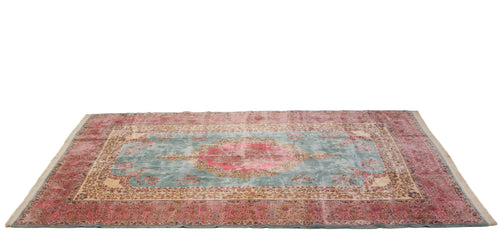 10x16.5 Vintage Fine Kerman Carpet-1