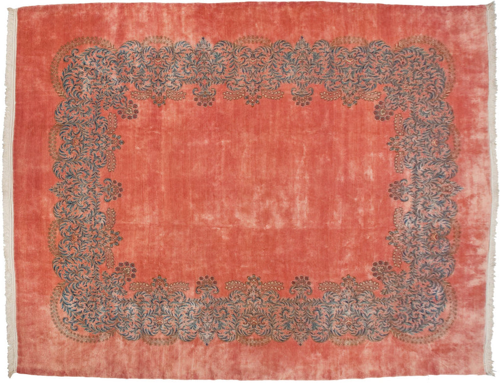 11x14 Vintage Fine Kerman Carpet-0
