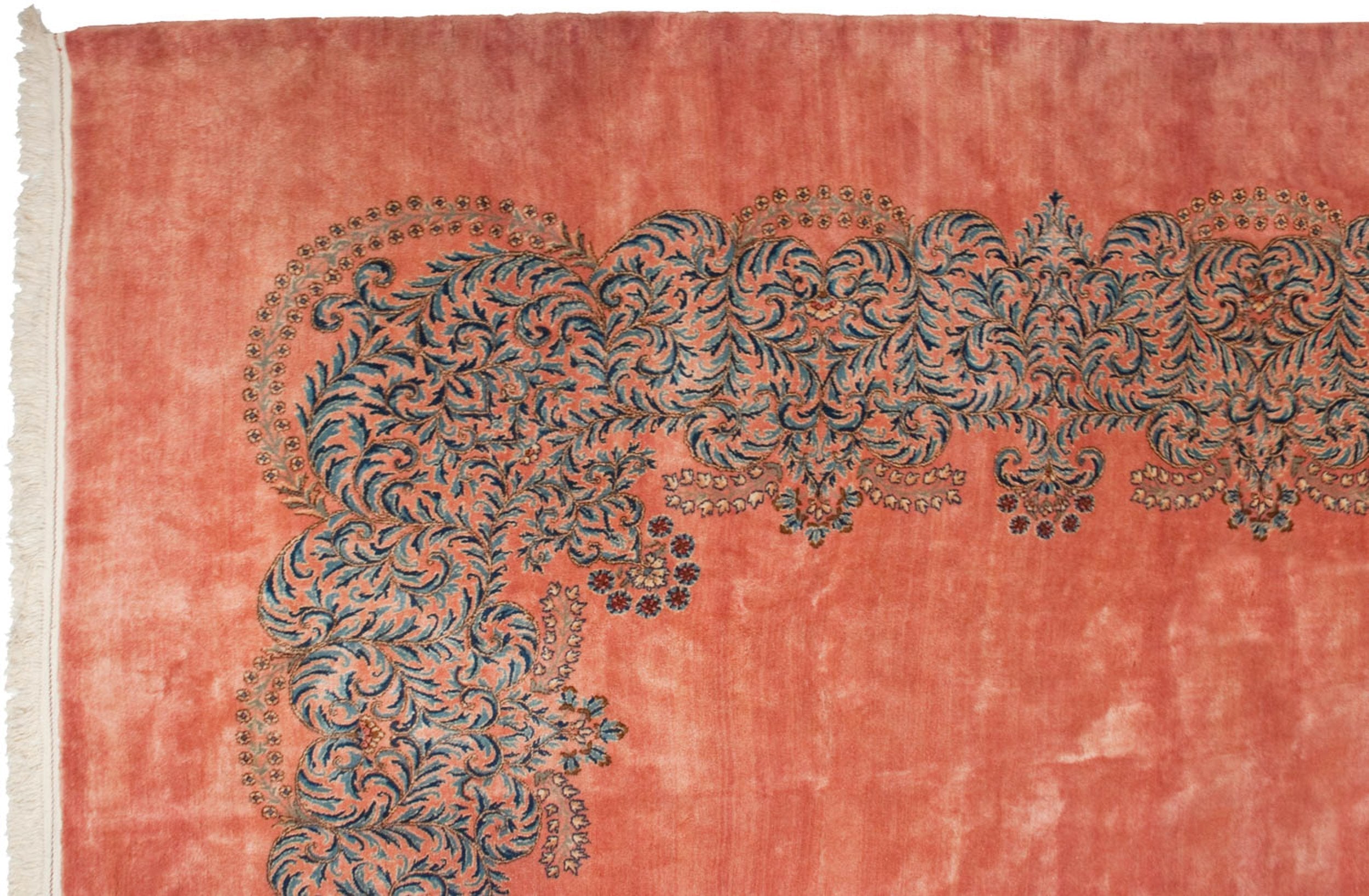 11x14 Vintage Fine Kerman Carpet-3