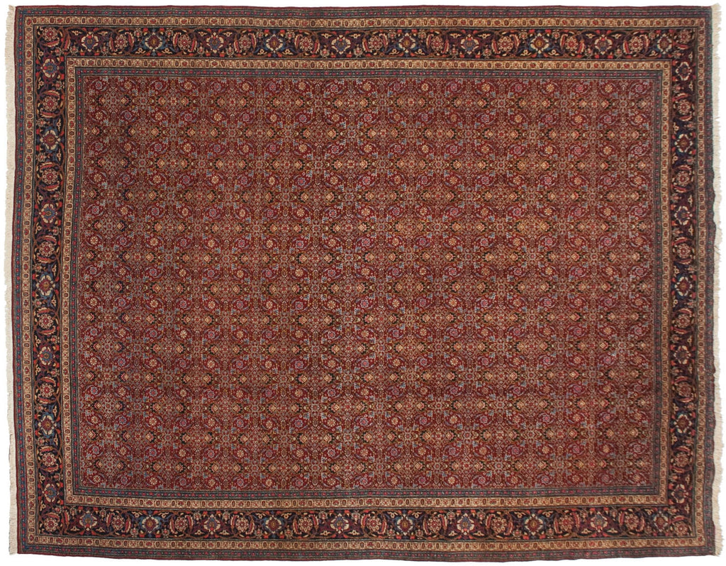 11x14 Vintage Tabriz Carpet-0