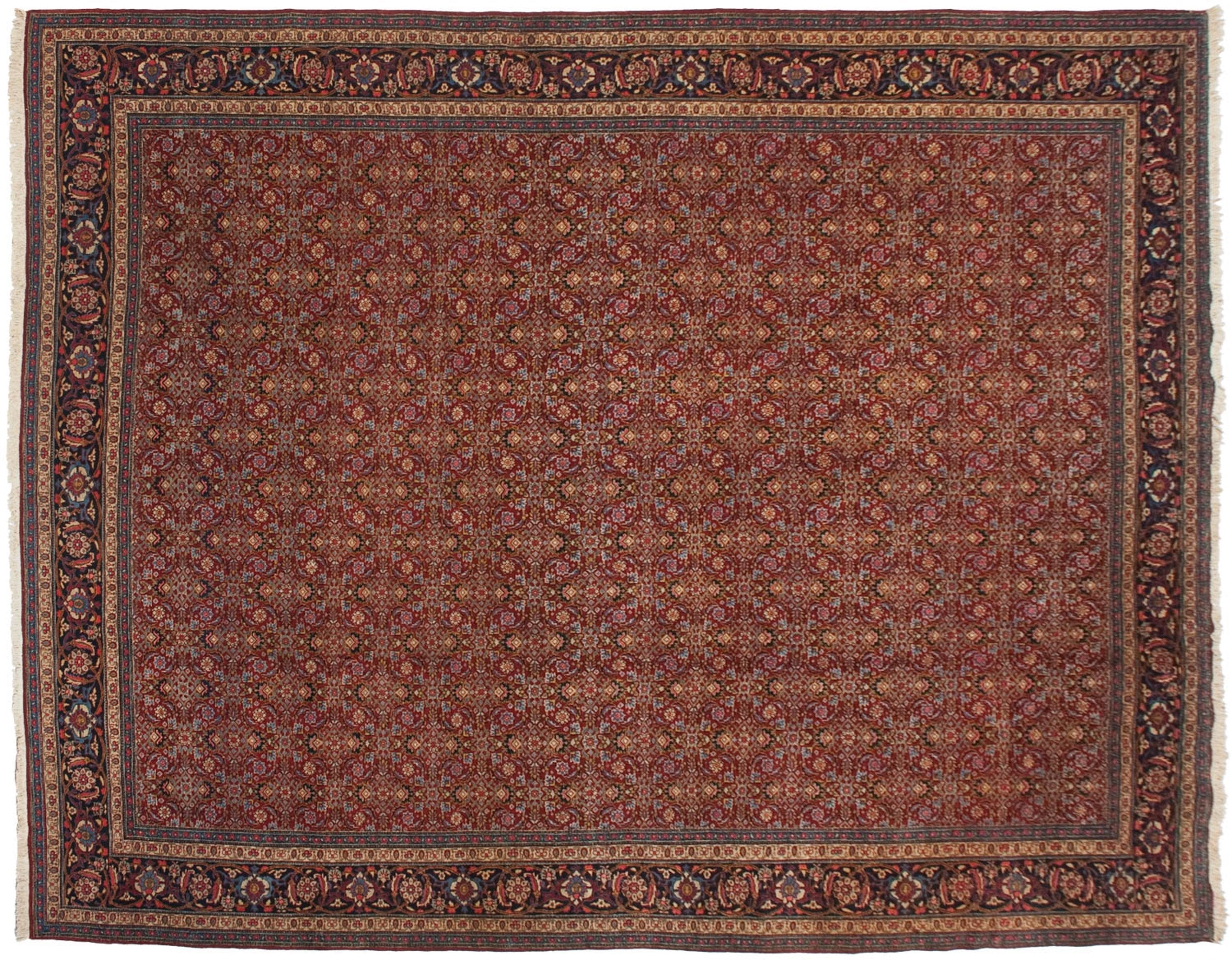 11x14 Vintage Tabriz Carpet-0