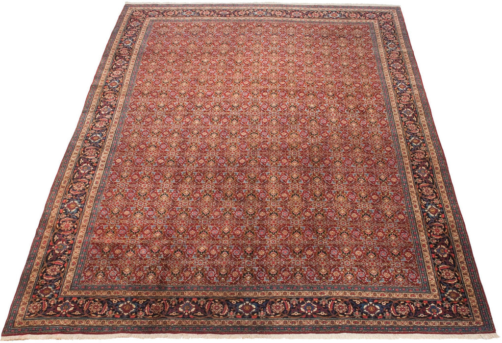 11x14 Vintage Tabriz Carpet-2