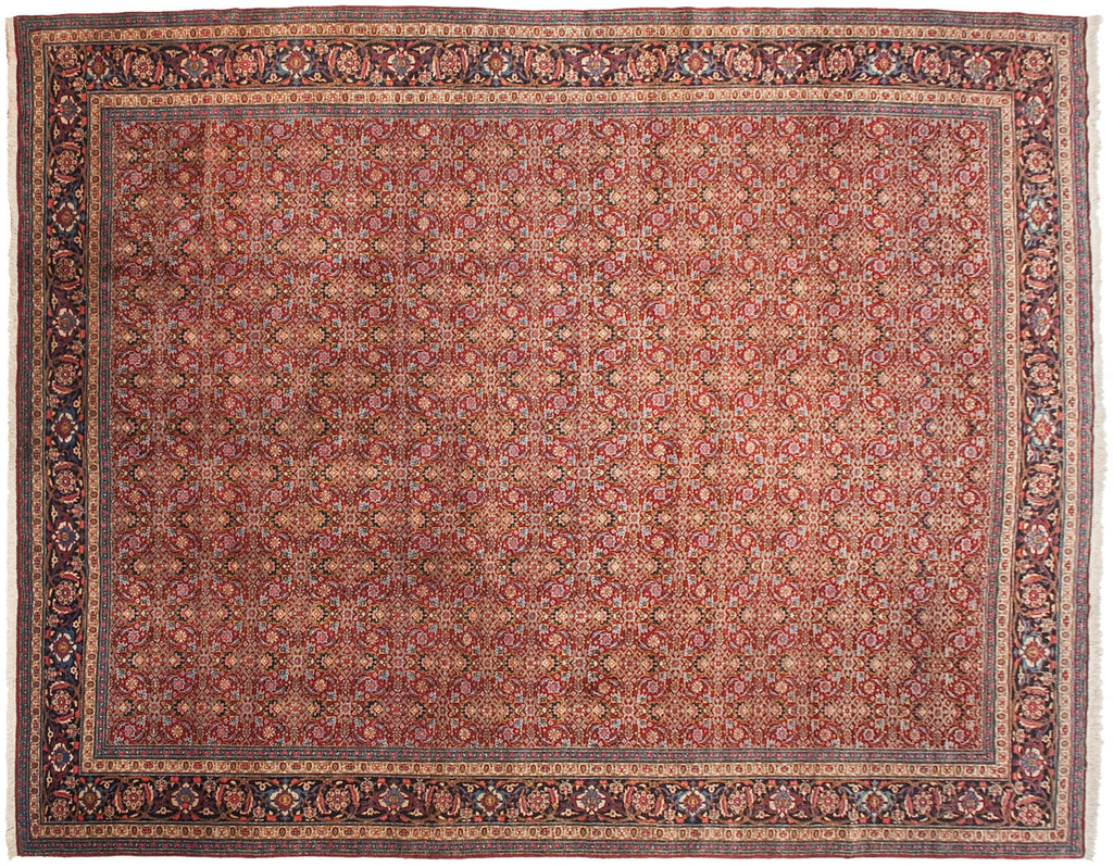 11x14 Vintage Tabriz Carpet-3