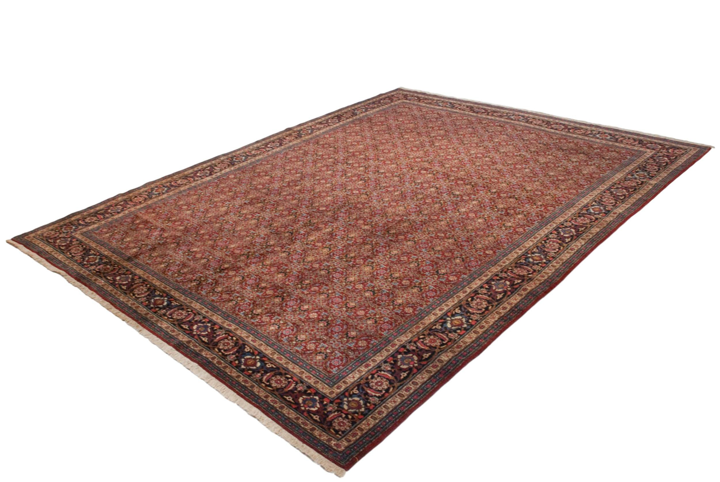 11x14 Vintage Tabriz Carpet-4