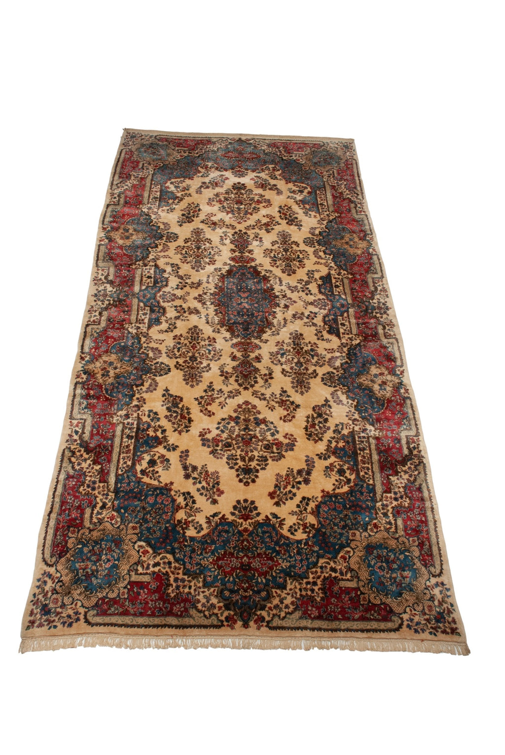 9x20 Vintage Kerman Carpet-4