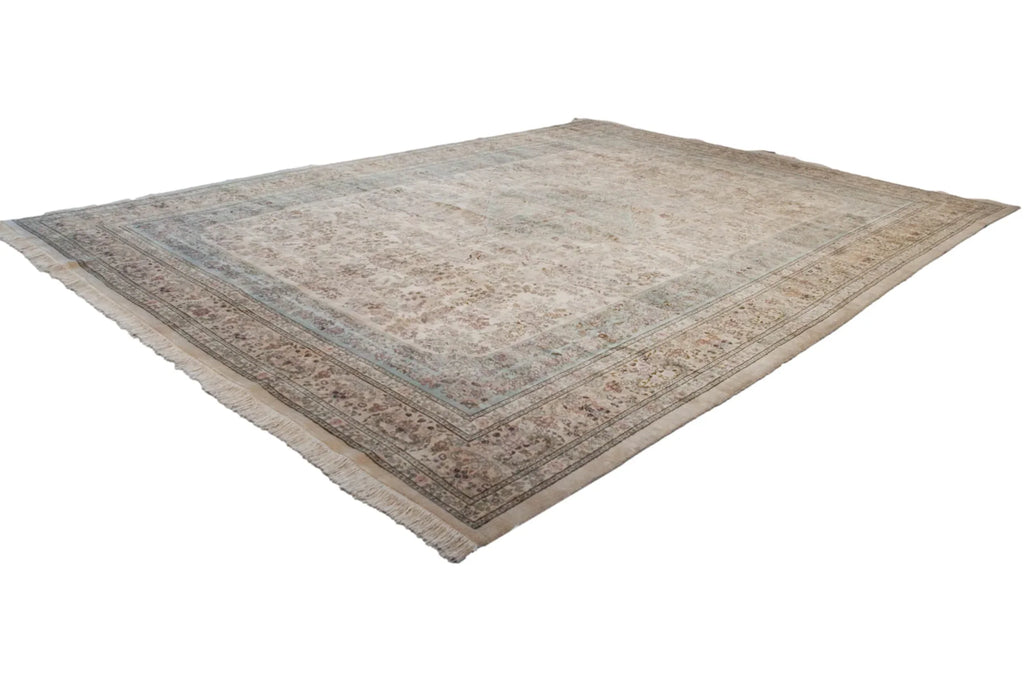 12x17.5 Vintage Tabriz Carpet-1