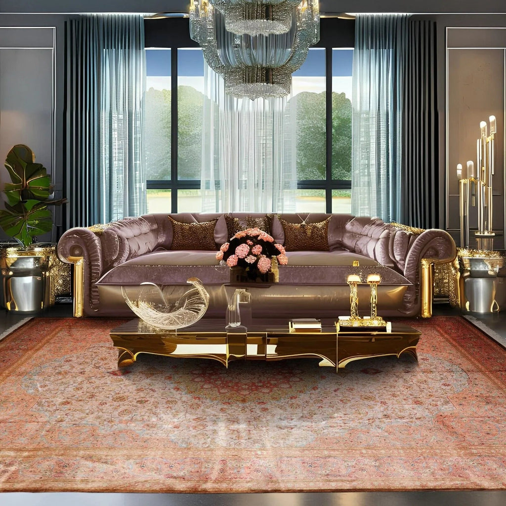 9x12 Gray, Blush Hand Knotted 100% Silk Traditional Authentic Kum 500 KPSI Oriental Area Rug-0